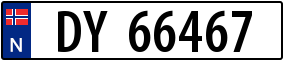 Truck License Plate